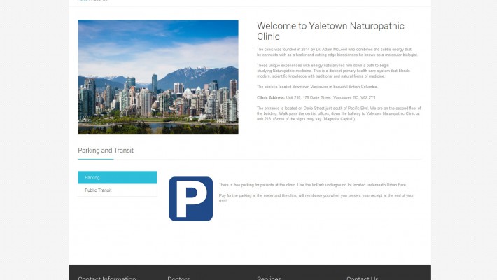 Yaletown Naturopathic Clinic Launches New Website